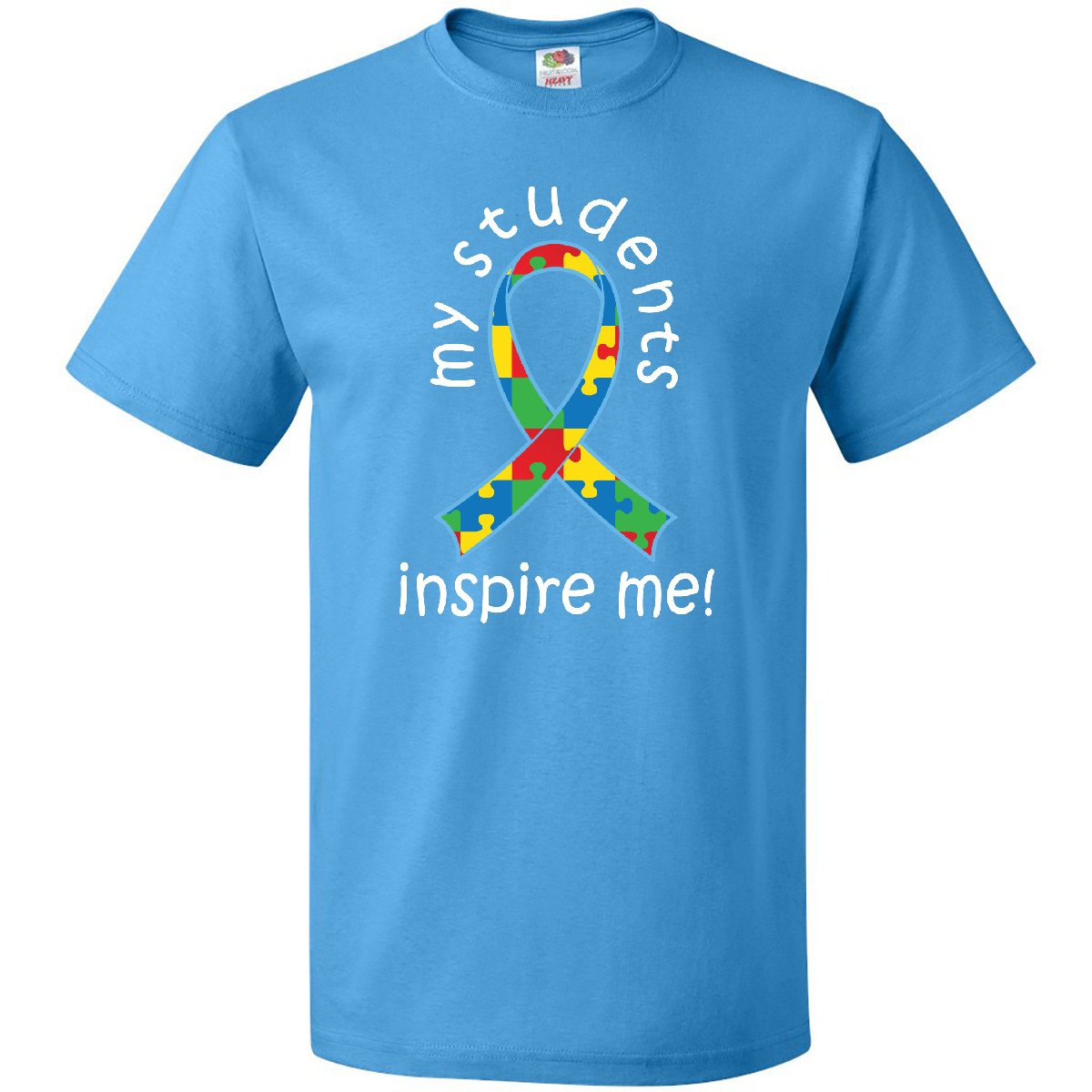 T-Shirt Nastro Inktastic Autismo Educazione Speciale Insegnante Ed Disturbo Autistico - Foto 7 di 10