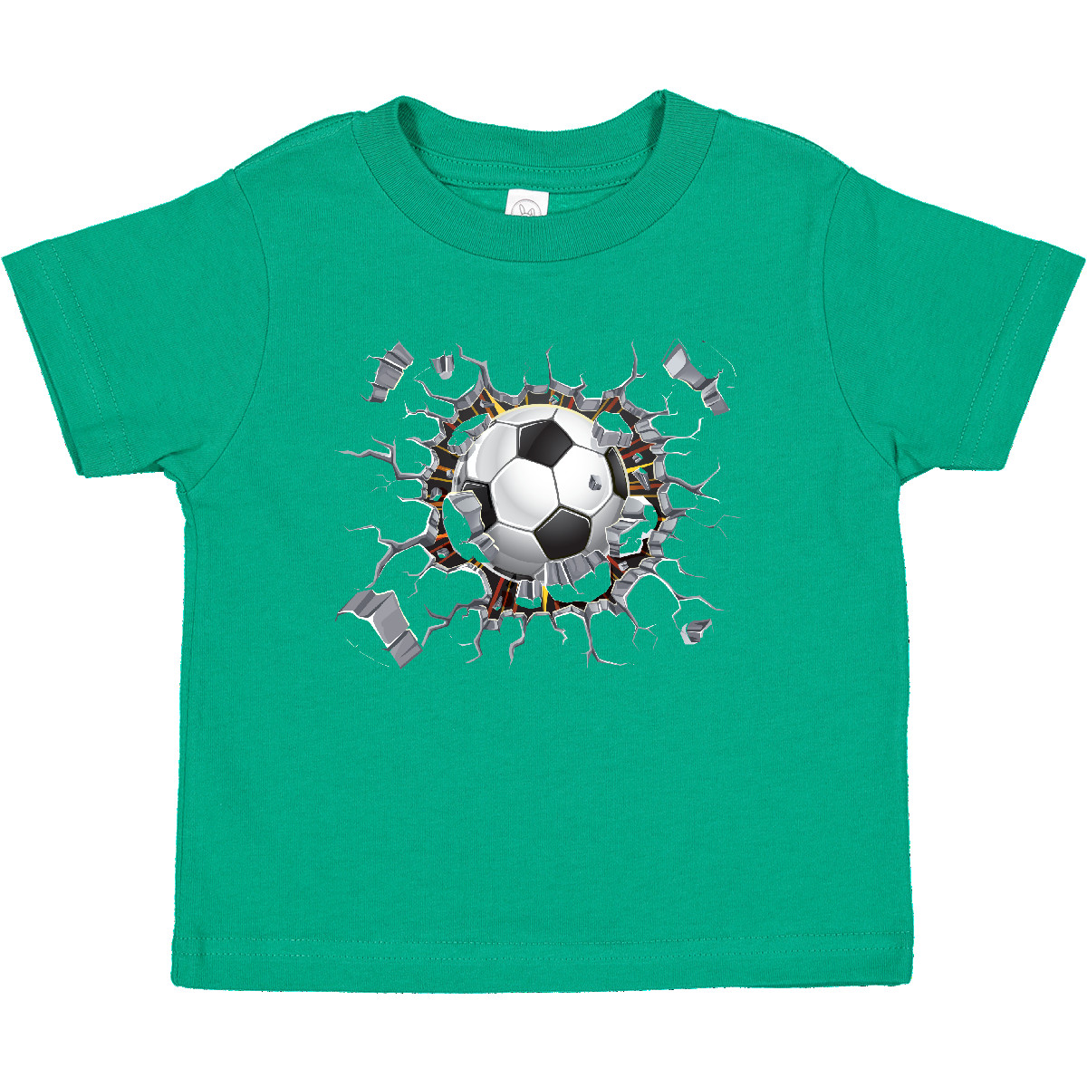 Inktastic Soccer Breakthrough Kleinkind T-Shirt Fußball Futbol Crash Sport Sport - Bild 6 von 14