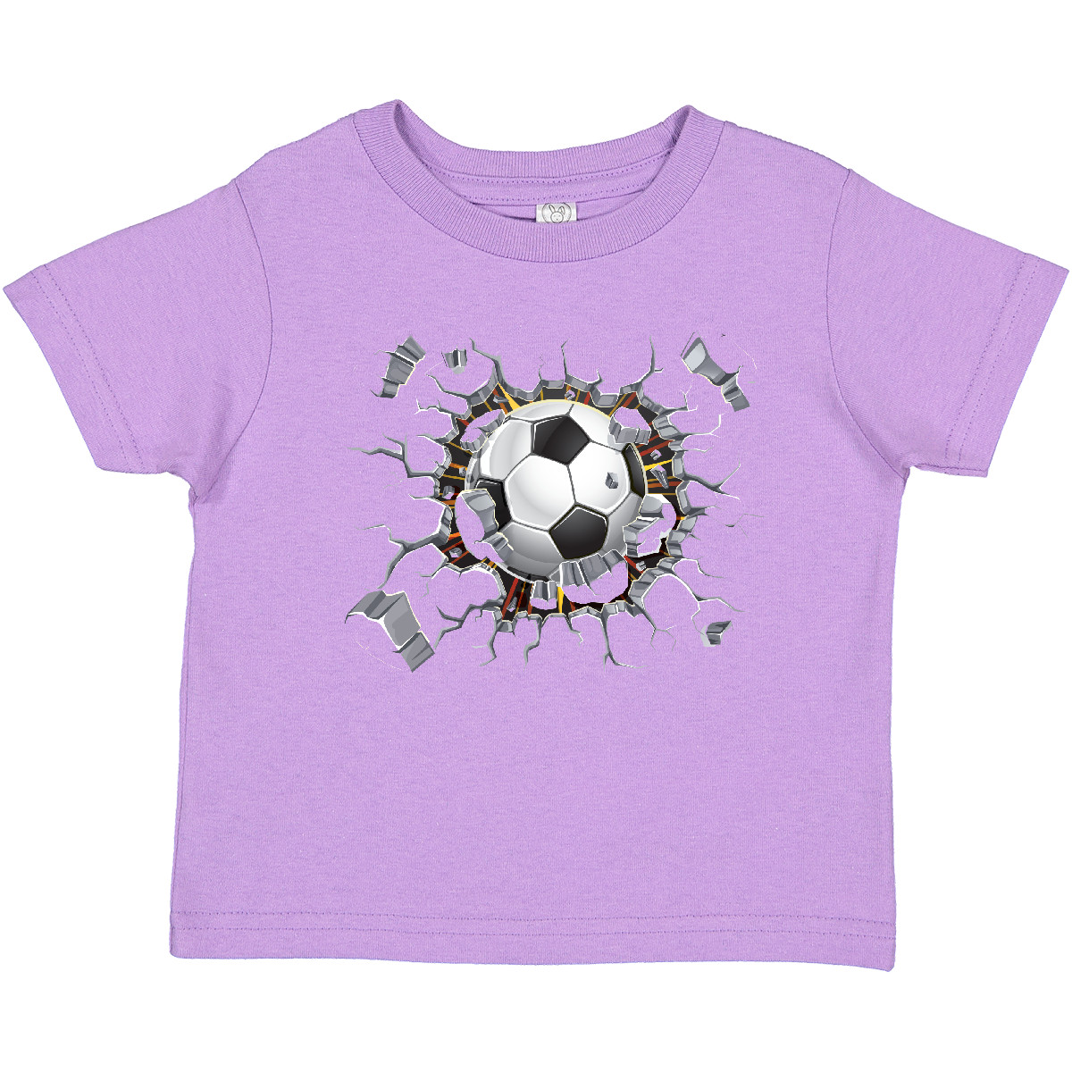 Inktastic Soccer Breakthrough Kleinkind T-Shirt Fußball Futbol Crash Sport Sport - Bild 6 von 12