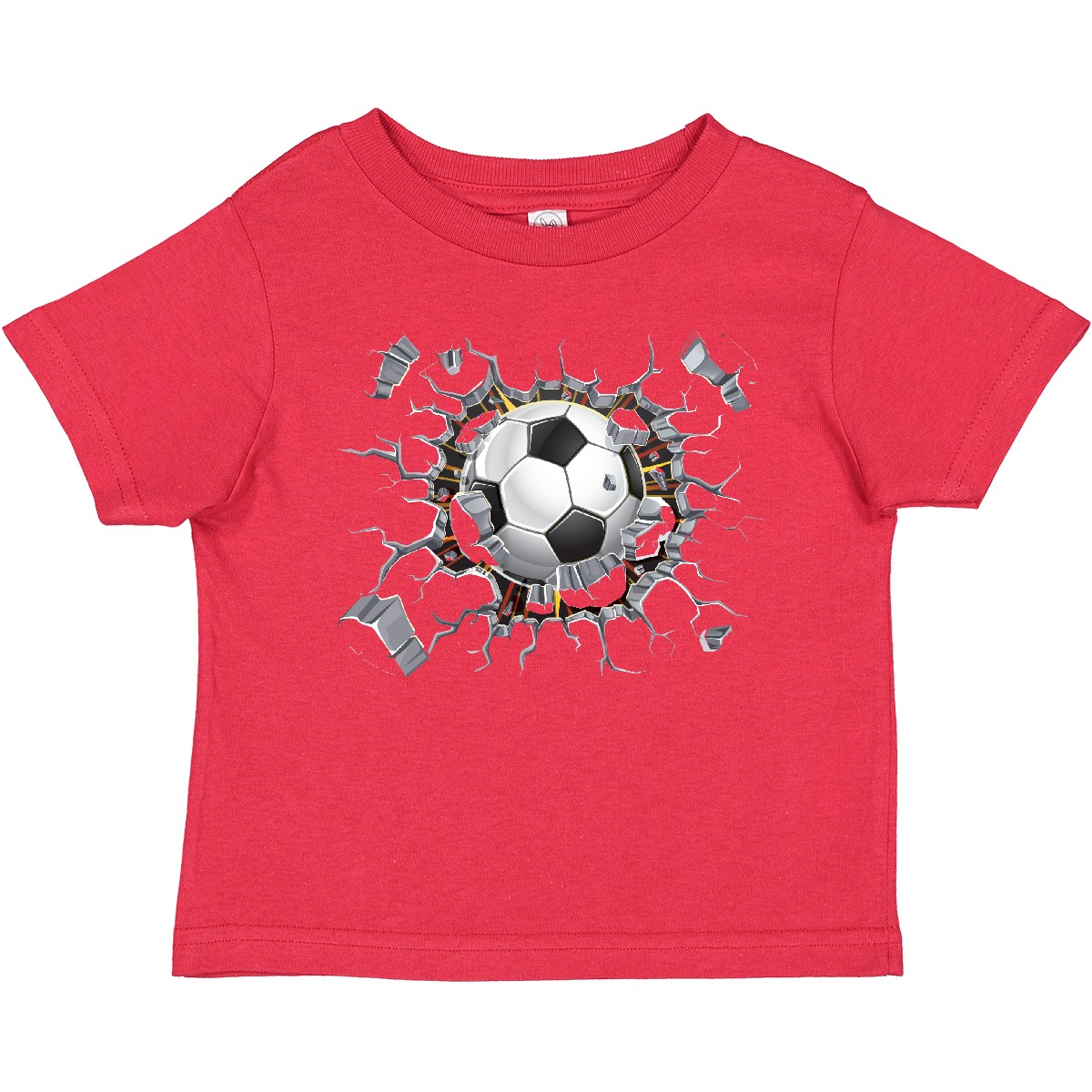 Inktastic Soccer Breakthrough Kleinkind T-Shirt Fußball Futbol Crash Sport Sport - Bild 12 von 14