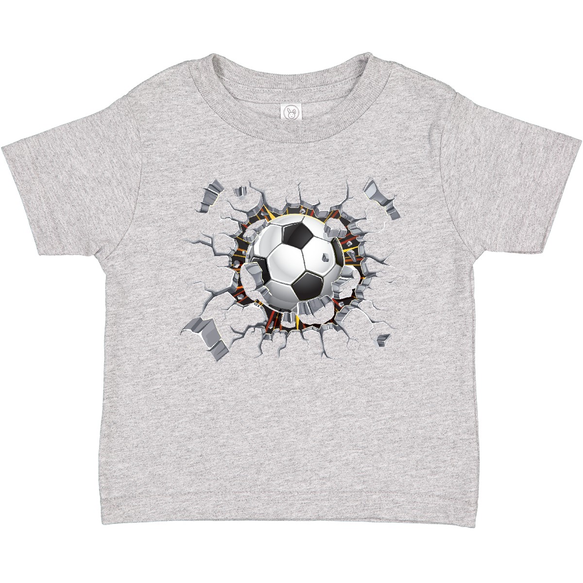 Inktastic Soccer Breakthrough Kleinkind T-Shirt Fußball Futbol Crash Sport Sport - Bild 4 von 12