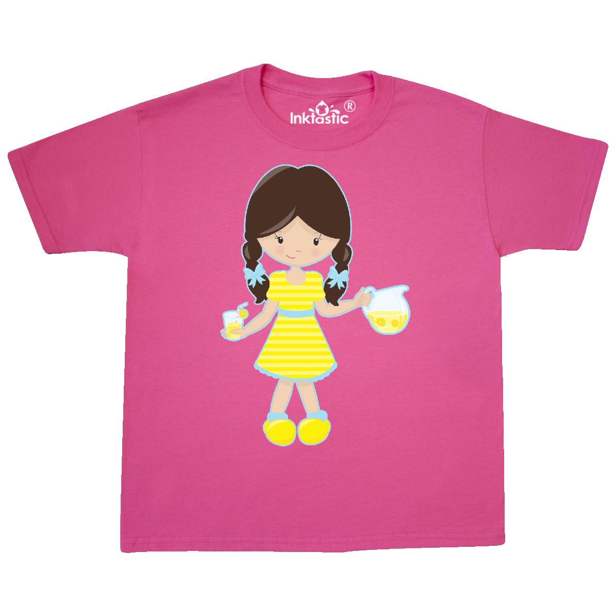 inktastic Ballerina with 2 Buns Toddler T-Shirt