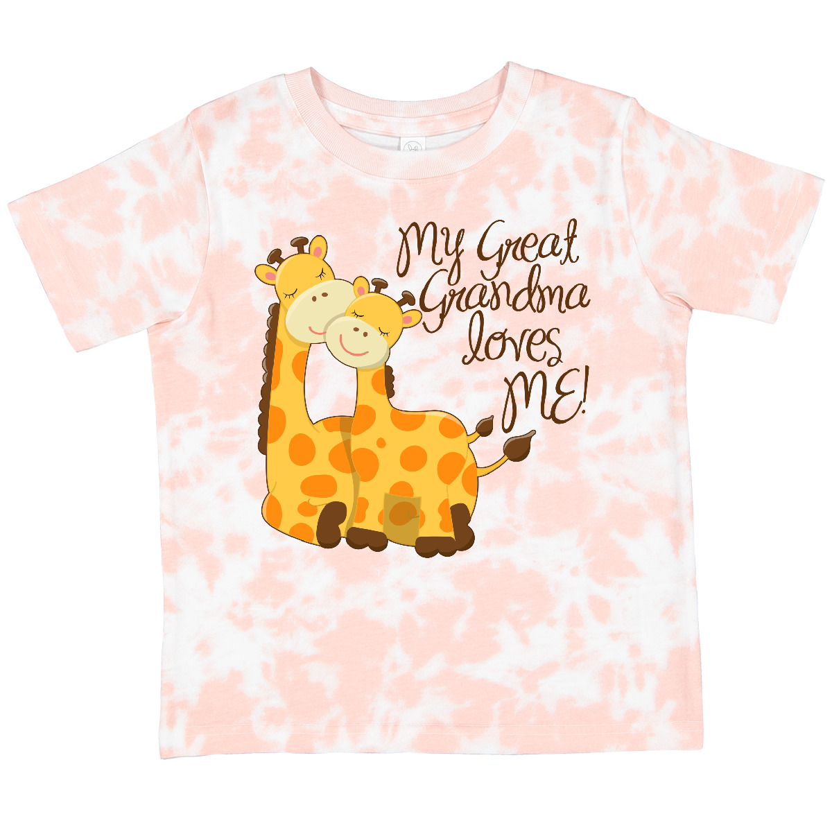 Inktastic My Great Grandma Loves Me! Toddler T-Shirt Giraffe Loved By For Family - Picture 14 of 17