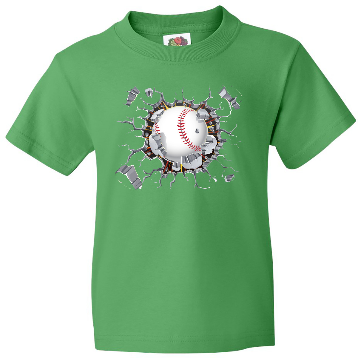 Inktastic Baseball Breakthrough Youth T-Shirt Softball Crash Sports League Ball - Picture 5 of 12