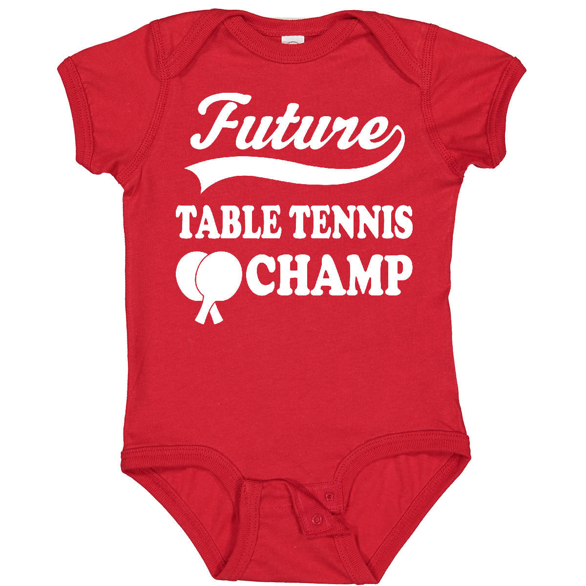 Inktastic Table Tennis Future Champ Baby Bodysuit