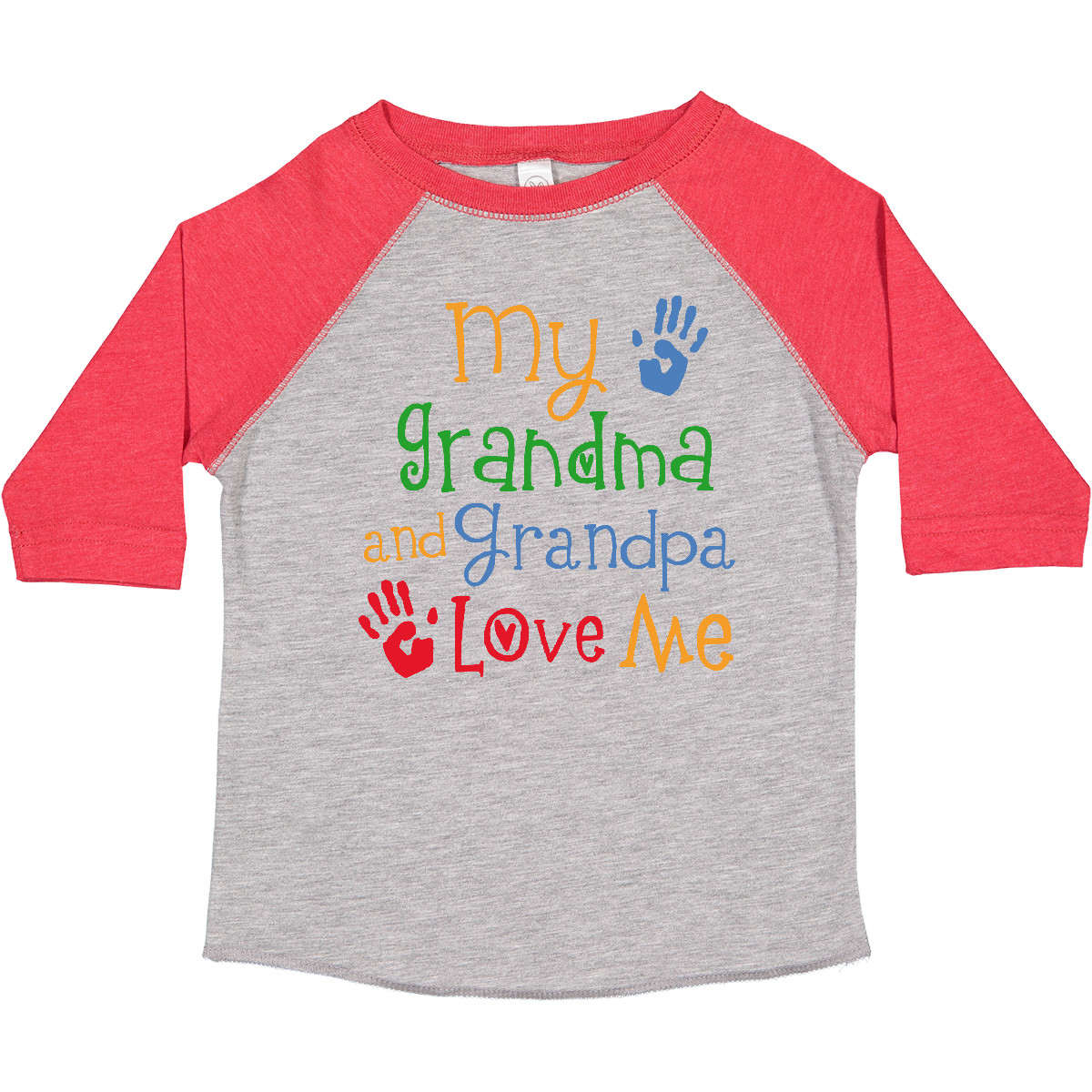 Inktastic My Grandma And Grandpa Love Me Toddler T-Shirt Loves Grandson Kids Day - Picture 7 of 11