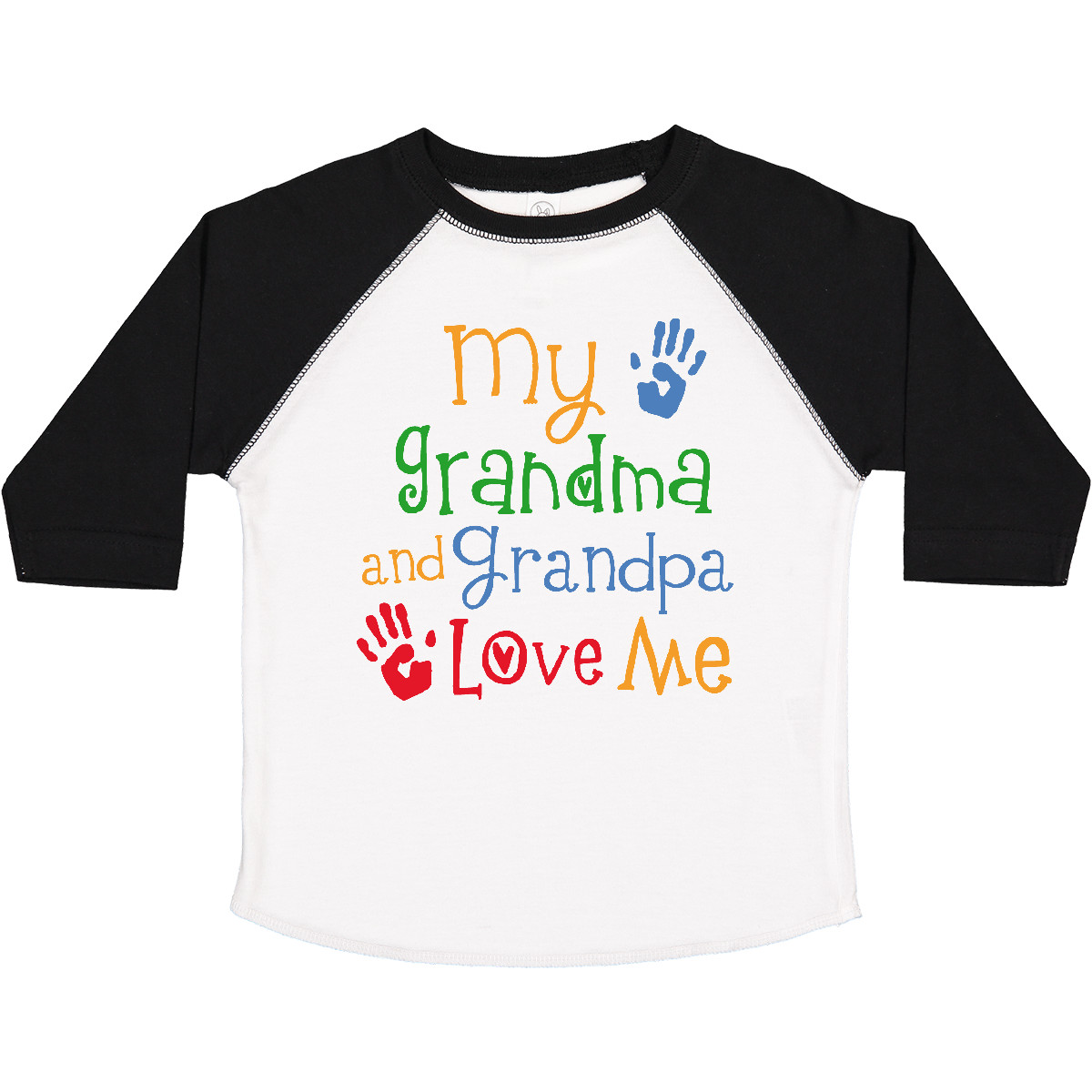 Inktastic My Grandma And Grandpa Love Me Toddler T-Shirt Loves Grandson Kids Day - Picture 11 of 11
