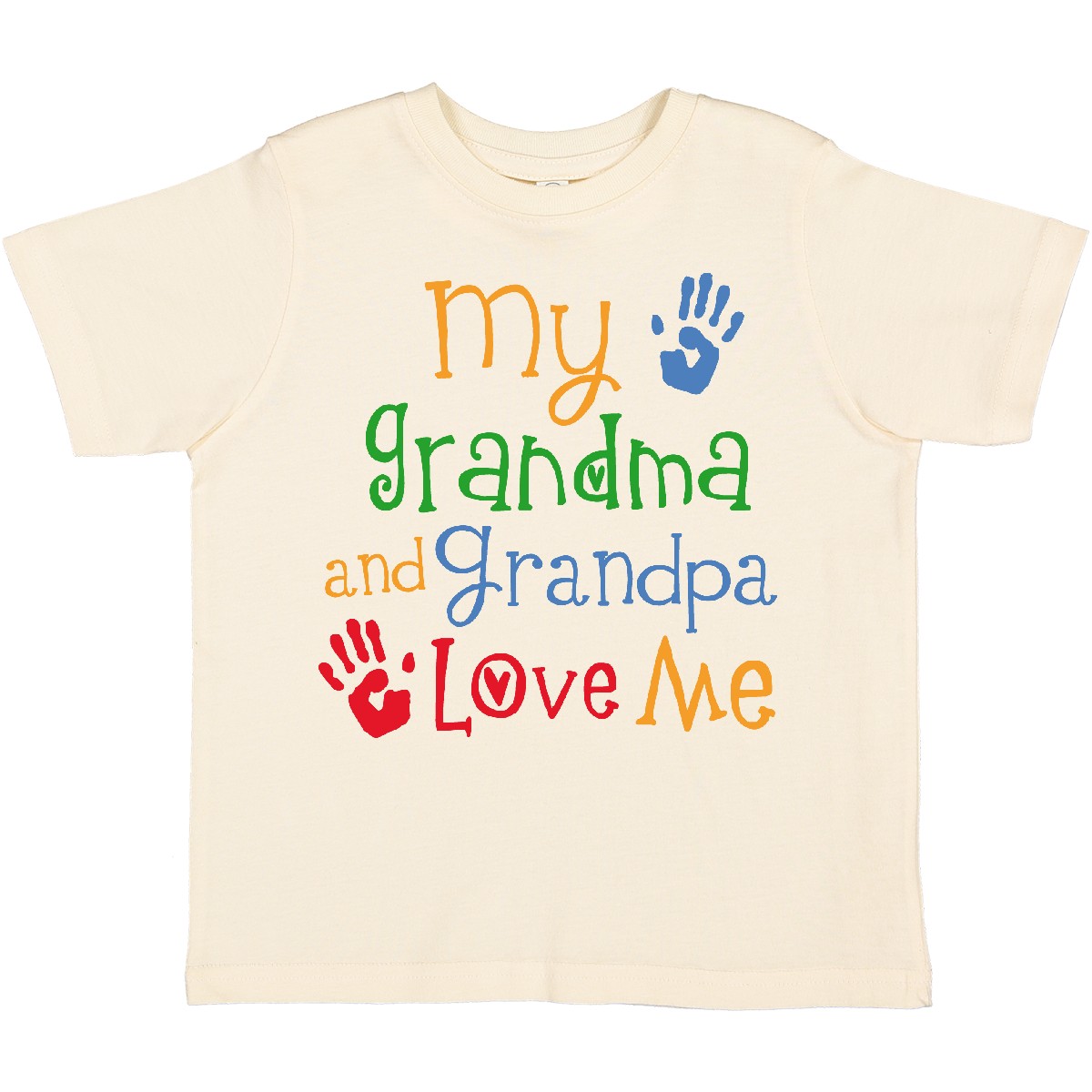 Inktastic My Grandma And Grandpa Love Me Toddler T-Shirt Loves Grandson Kids Day - Picture 9 of 11