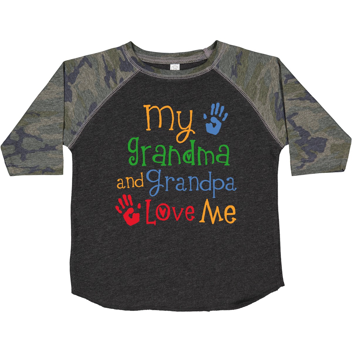 Inktastic My Grandma And Grandpa Love Me Toddler T-Shirt Loves Grandson Kids Day - Picture 10 of 11