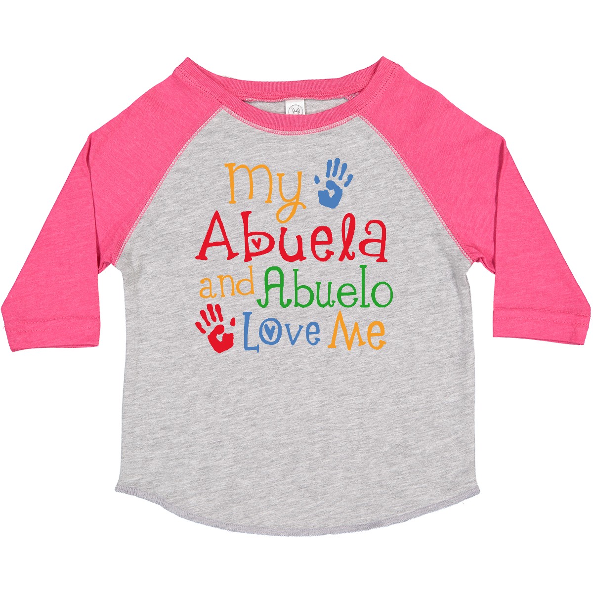 Inktastic My Abuela And Abuelo Love Me Toddler T-Shirt Cute Childs Boys Girls - Picture 5 of 11