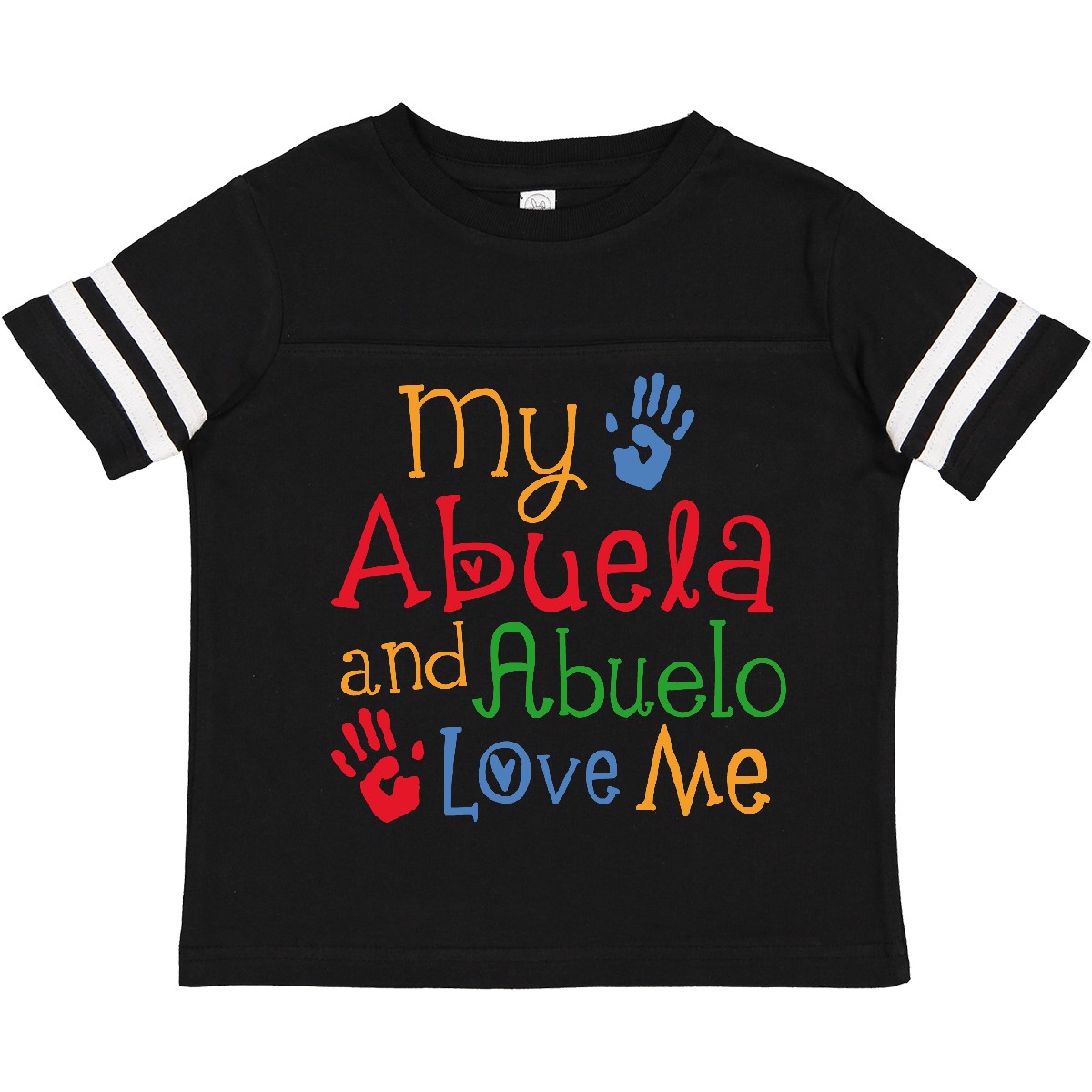 Inktastic My Abuela And Abuelo Love Me Toddler T-Shirt Cute Childs Boys Girls - Picture 3 of 11