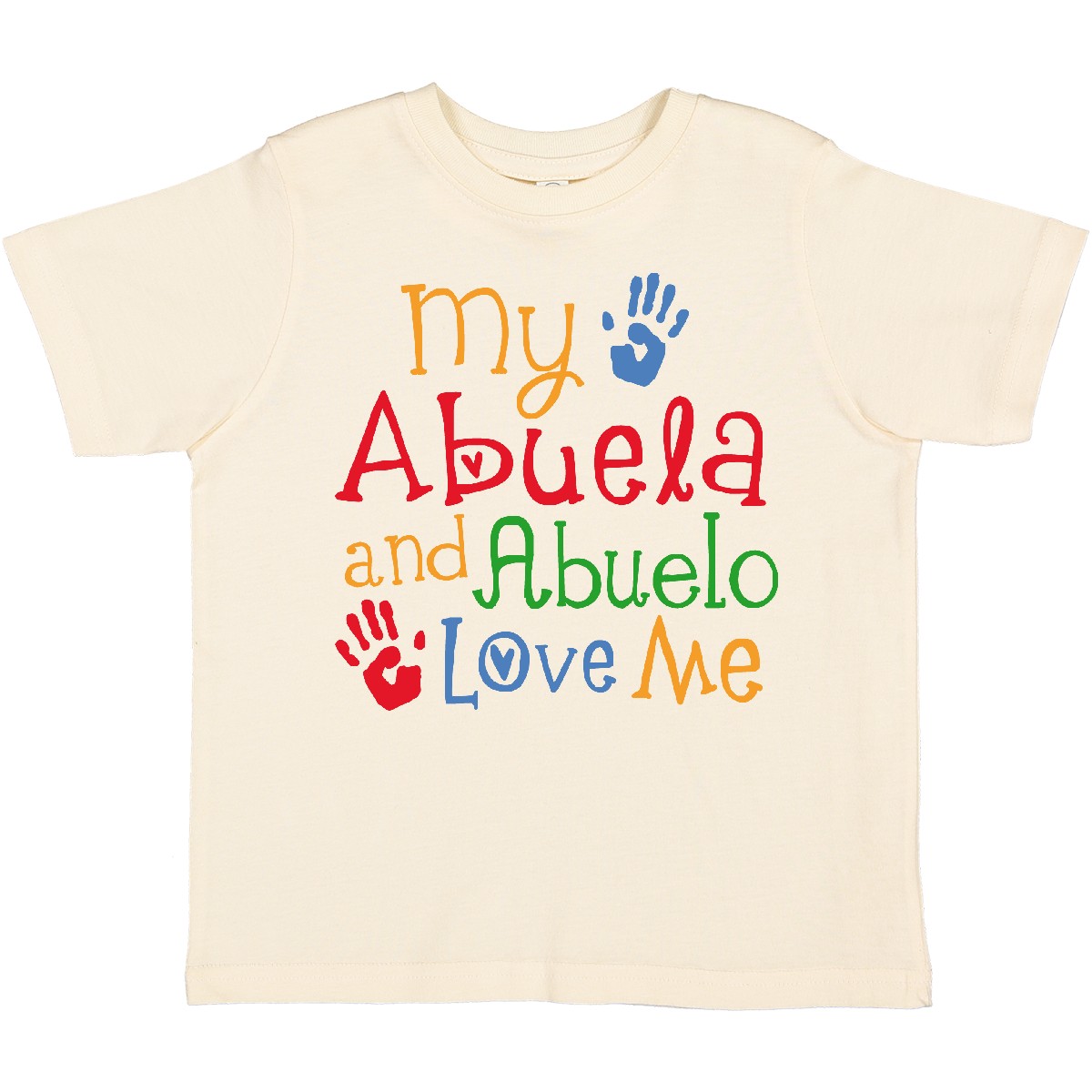 Inktastic My Abuela And Abuelo Love Me Toddler T-Shirt Cute Childs Boys Girls - Picture 7 of 11