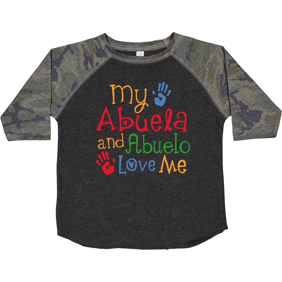 Inktastic My Abuela And Abuelo Love Me Toddler T-Shirt Cute Childs Boys Girls - Picture 8 of 11