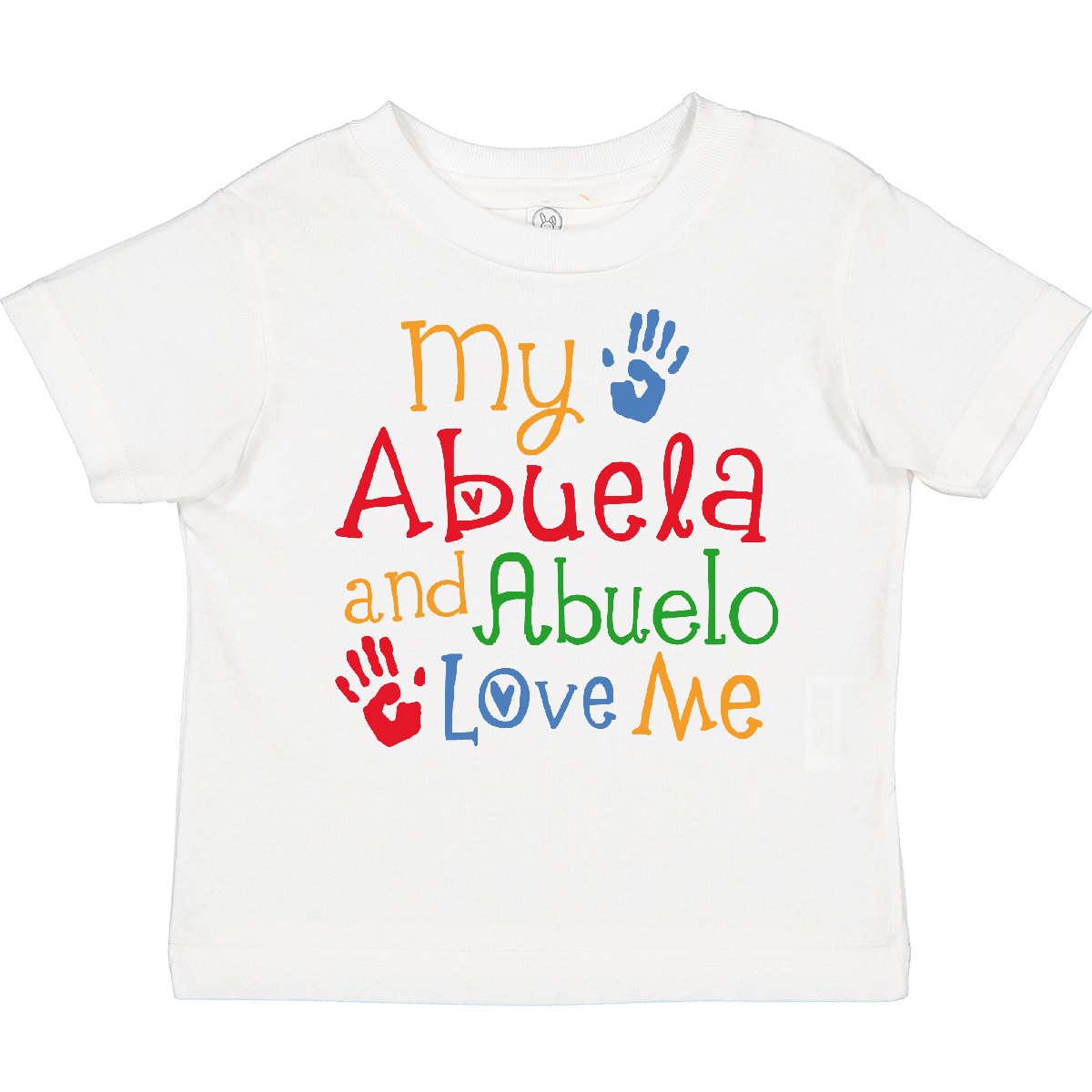 Inktastic My Abuela And Abuelo Love Me Toddler T-Shirt Cute Childs Boys Girls - Picture 10 of 11