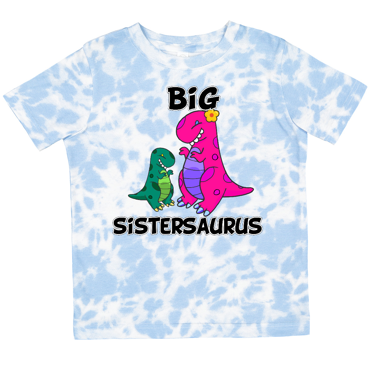Inktastic Big Sistersaurus Toddler T-Shirt Dinosaur Sister Pink Gift Child Kid - Picture 12 of 13