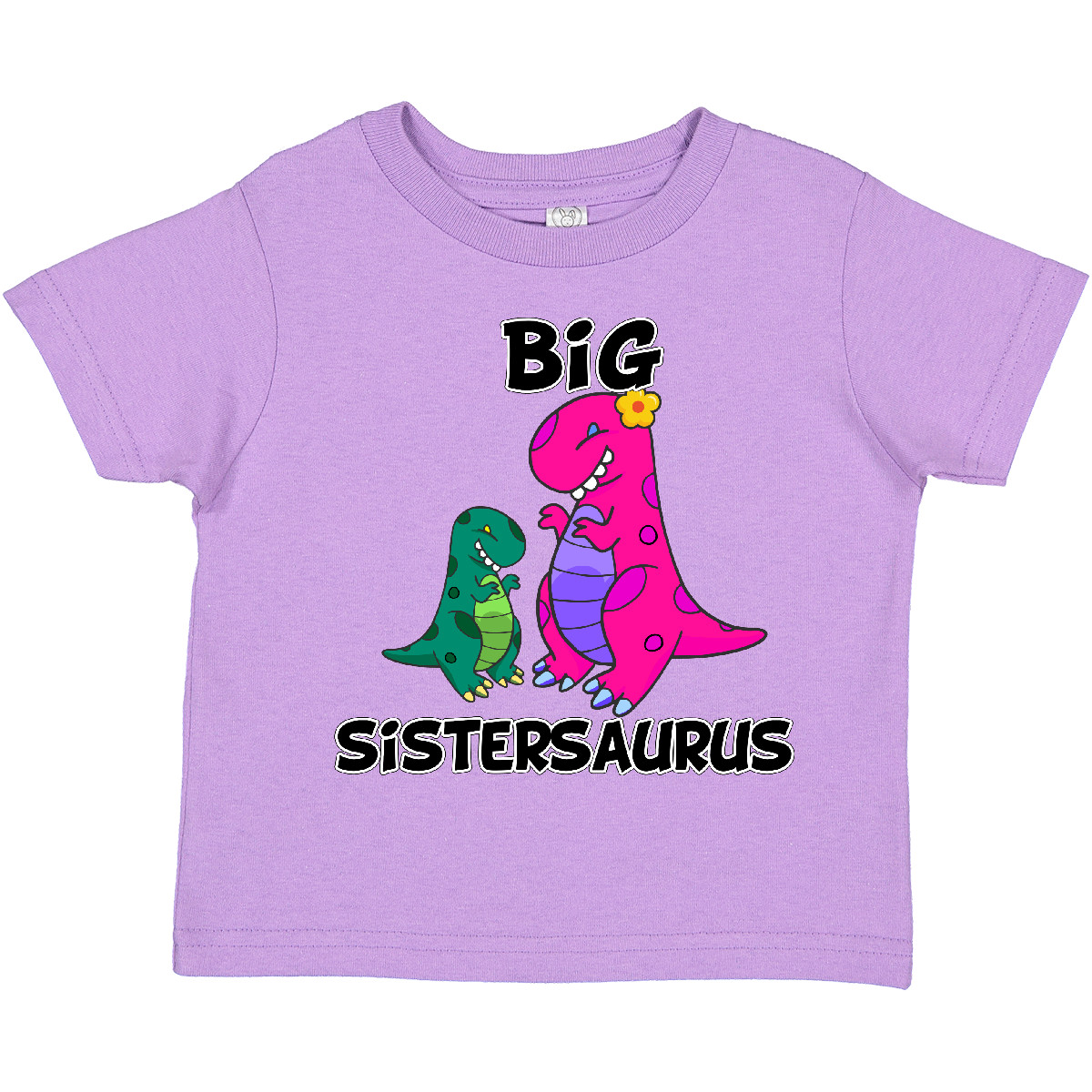 Inktastic Big Sistersaurus Toddler T-Shirt Dinosaur Sister Pink Gift Child Kid - Picture 9 of 13