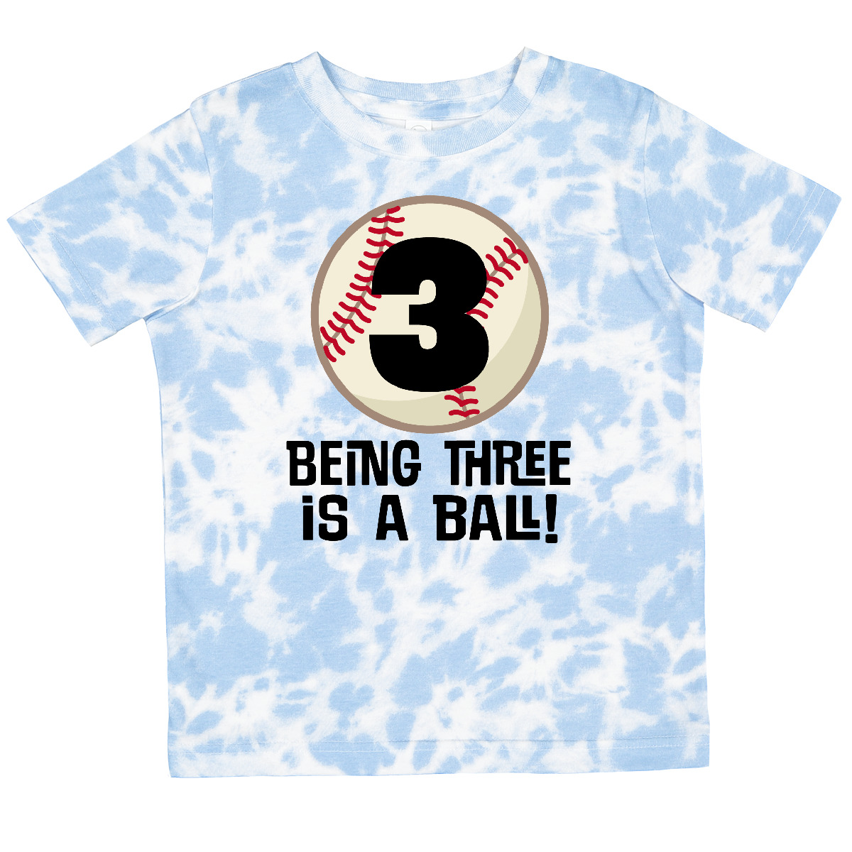 Inktastic 3rd Birthday Baseball 3 Year Old Boy Toddler T-Shirt Third Three Boys - Picture 9 of 10