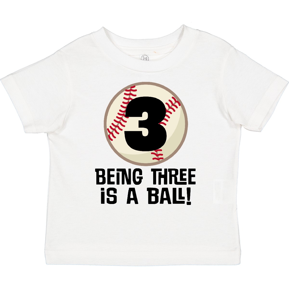 Inktastic 3rd Birthday Baseball 3 Year Old Boy Toddler T-Shirt Third Three Boys - Picture 10 of 10
