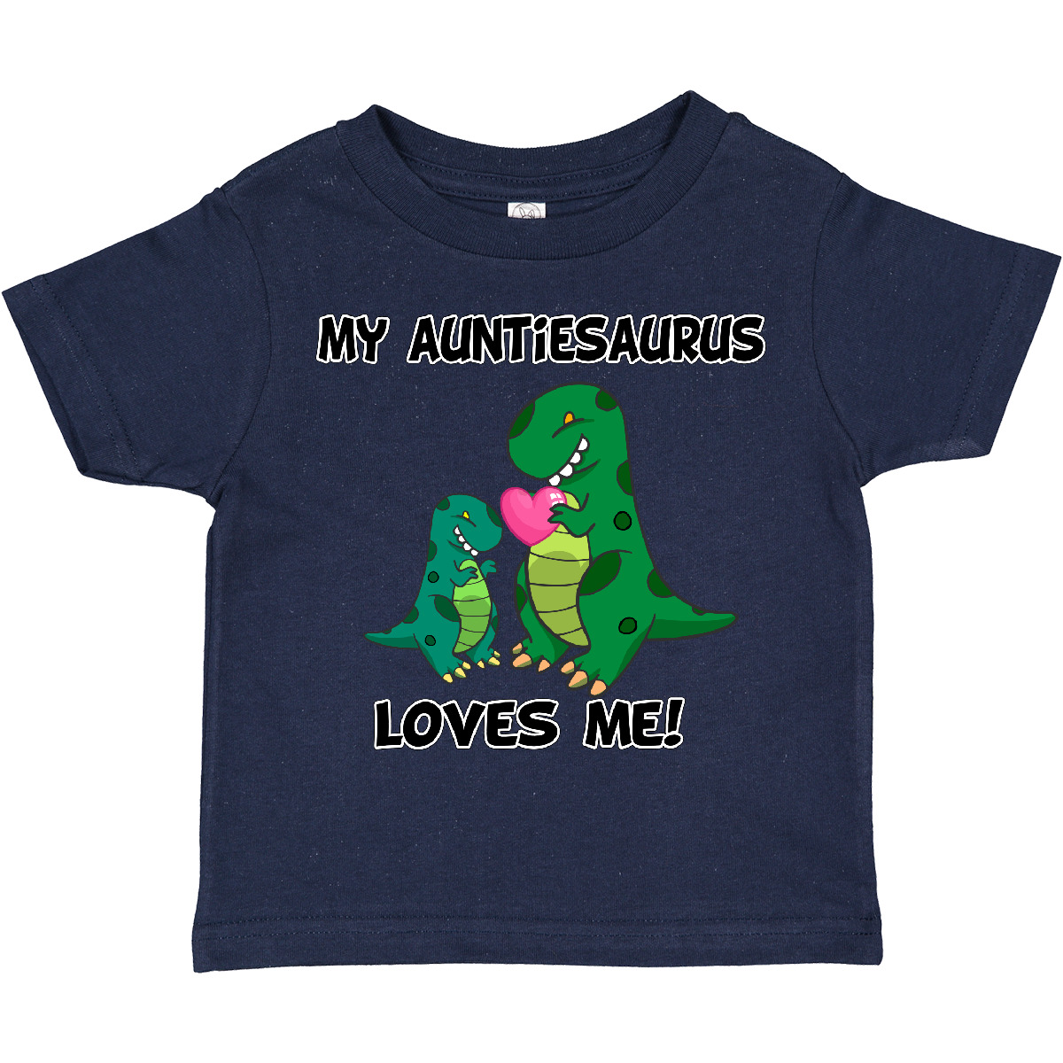Inktastic My Auntiesaurus Loves Me Toddler T-Shirt Dinosaur Cute Aunt Child Kid - Picture 18 of 31