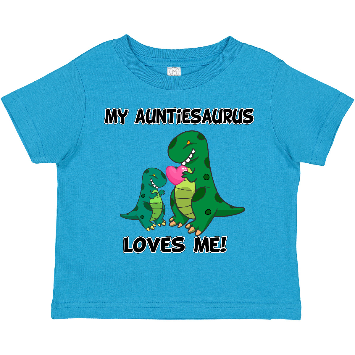 Inktastic My Auntiesaurus Loves Me Toddler T-Shirt Dinosaur Cute Aunt Child Kid - Picture 27 of 31