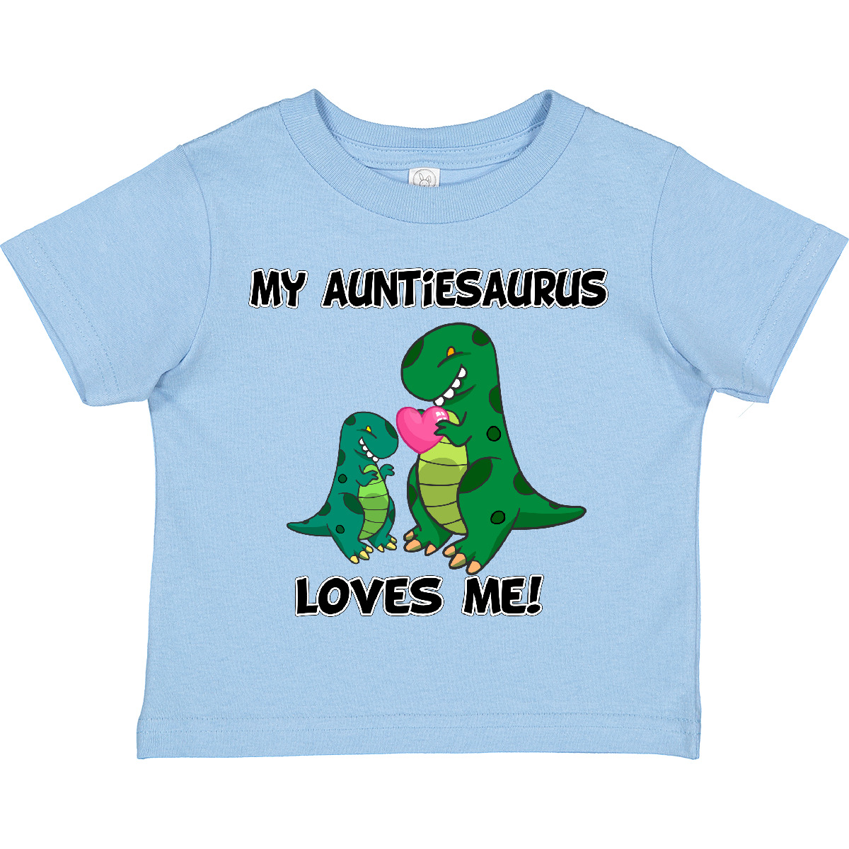 Inktastic My Auntiesaurus Loves Me Toddler T-Shirt Dinosaur Cute Aunt Child Kid - Picture 16 of 31