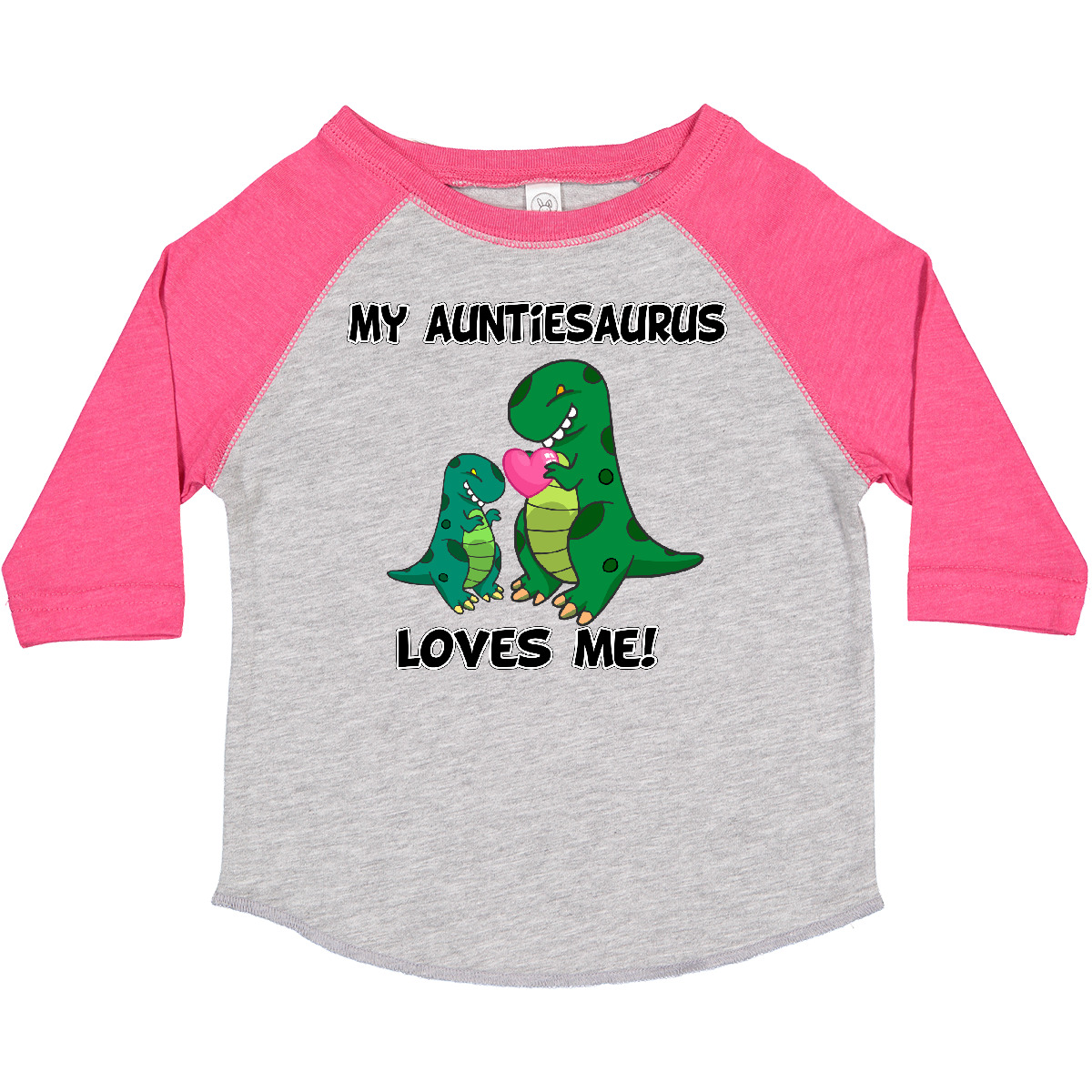 Inktastic My Auntiesaurus Loves Me Toddler T-Shirt Dinosaur Cute Aunt Child Kid - Picture 9 of 31
