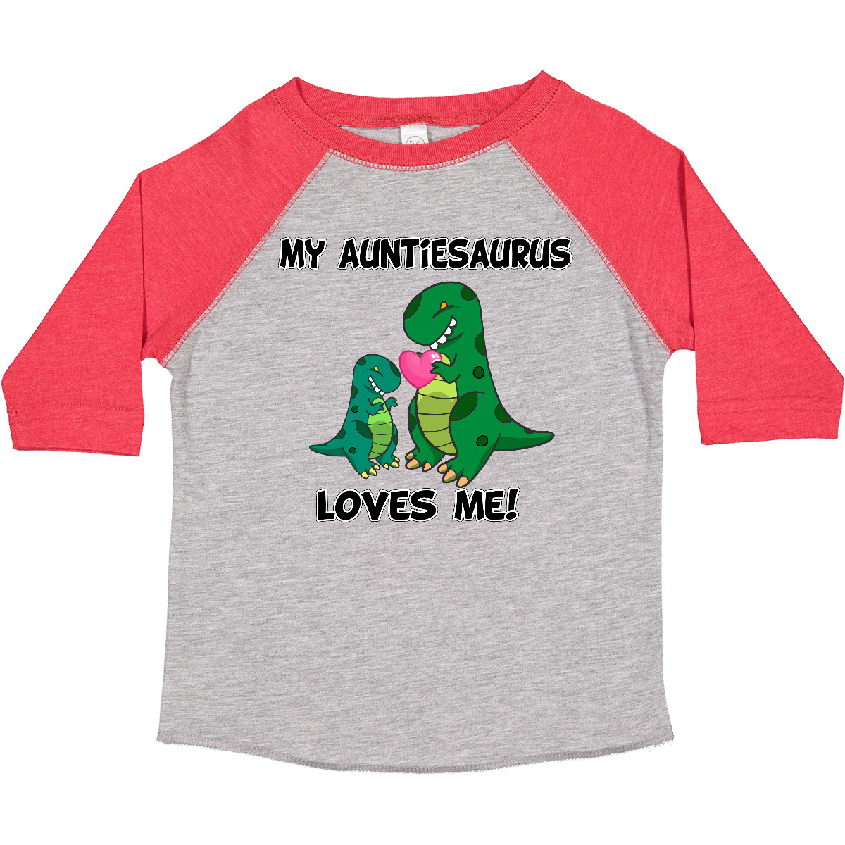 Inktastic My Auntiesaurus Loves Me Toddler T-Shirt Dinosaur Cute Aunt Child Kid - Picture 10 of 31