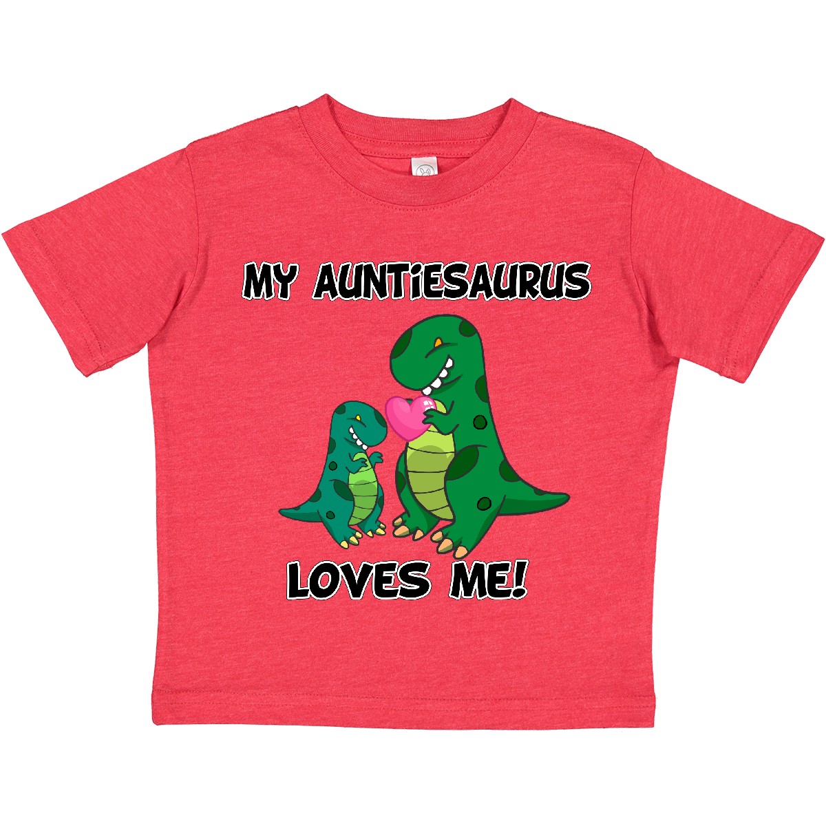 Inktastic My Auntiesaurus Loves Me Toddler T-Shirt Dinosaur Cute Aunt Child Kid - Picture 29 of 31