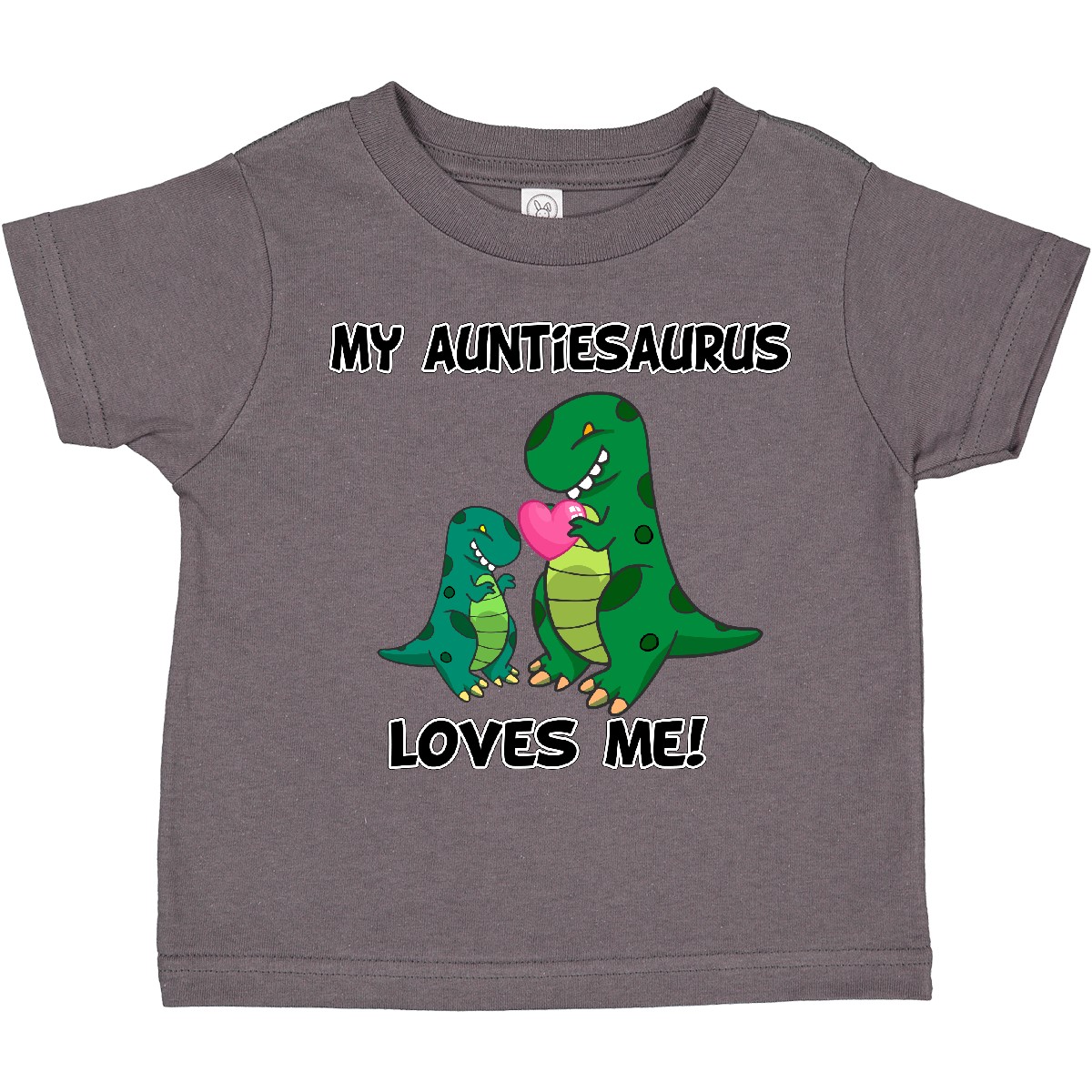 Inktastic My Auntiesaurus Loves Me Toddler T-Shirt Dinosaur Cute Aunt Child Kid - Picture 4 of 31