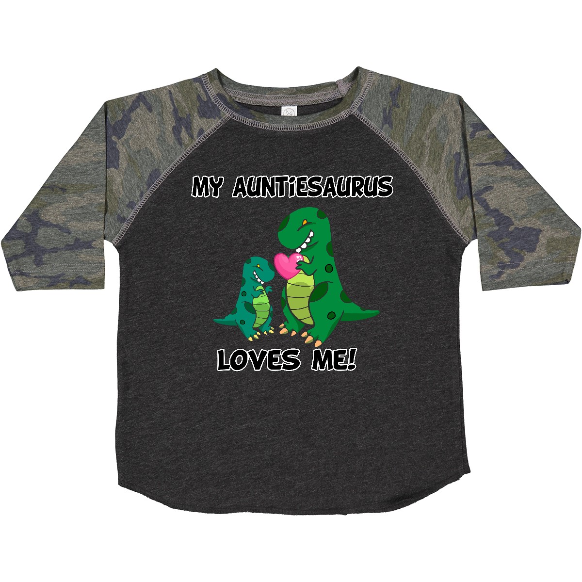 Inktastic My Auntiesaurus Loves Me Toddler T-Shirt Dinosaur Cute Aunt Child Kid - Picture 24 of 31