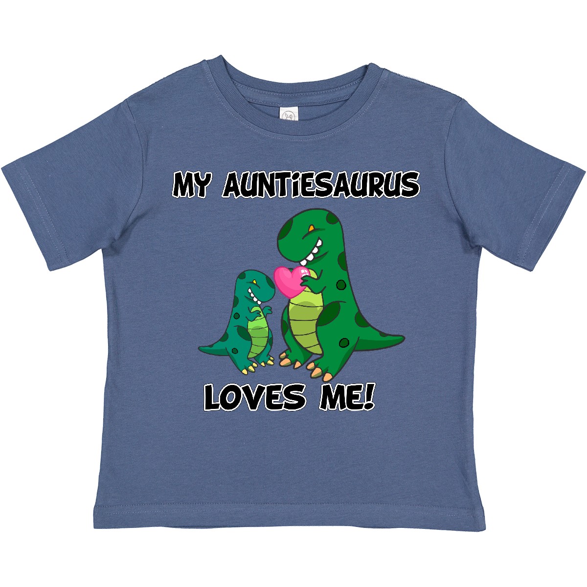 Inktastic My Auntiesaurus Loves Me Toddler T-Shirt Dinosaur Cute Aunt Child Kid - Picture 13 of 31