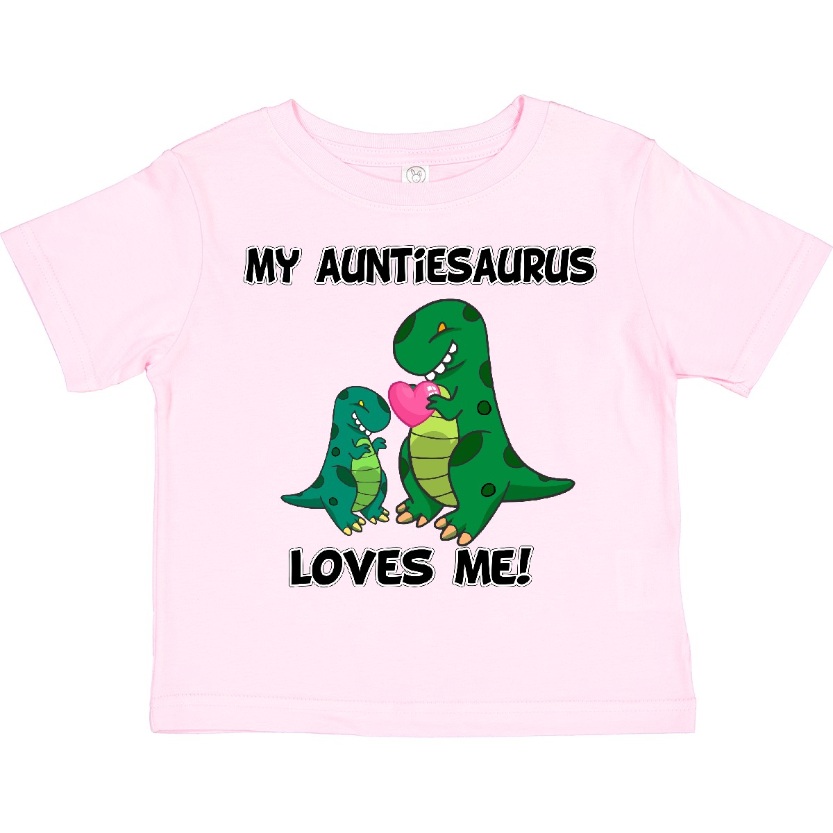 Inktastic My Auntiesaurus Loves Me Toddler T-Shirt Dinosaur Cute Aunt Child Kid - Picture 20 of 31