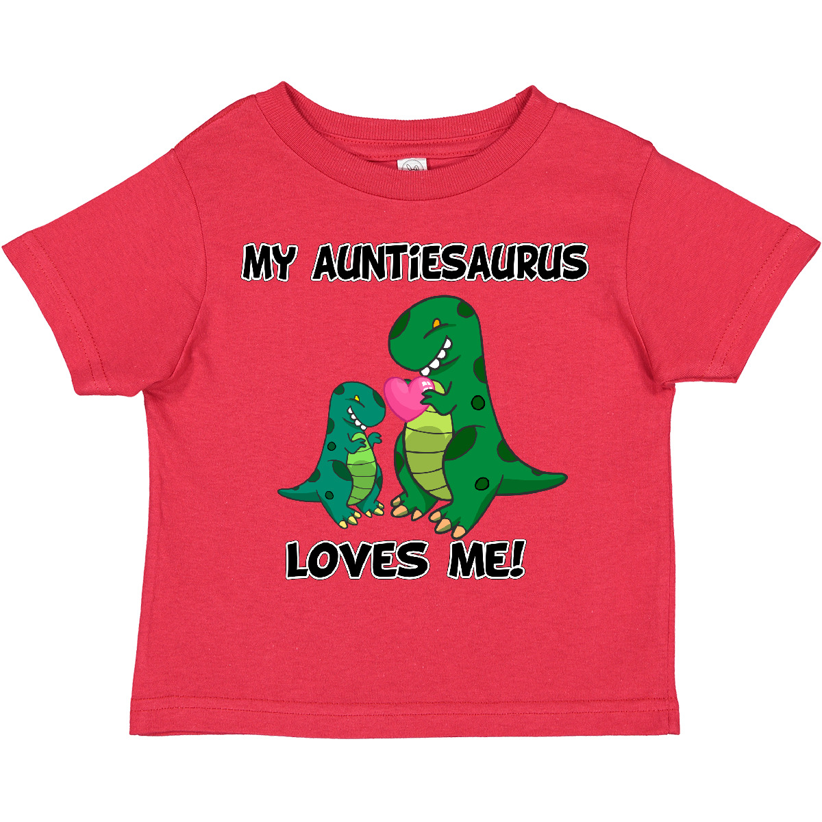 Inktastic My Auntiesaurus Loves Me Toddler T-Shirt Dinosaur Cute Aunt Child Kid - Picture 22 of 31