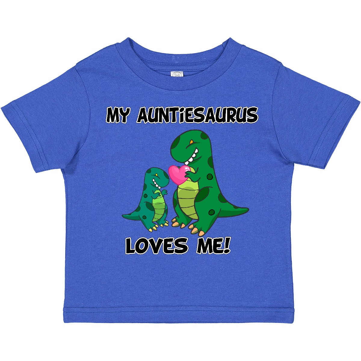Inktastic My Auntiesaurus Loves Me Toddler T-Shirt Dinosaur Cute Aunt Child Kid - Picture 23 of 31