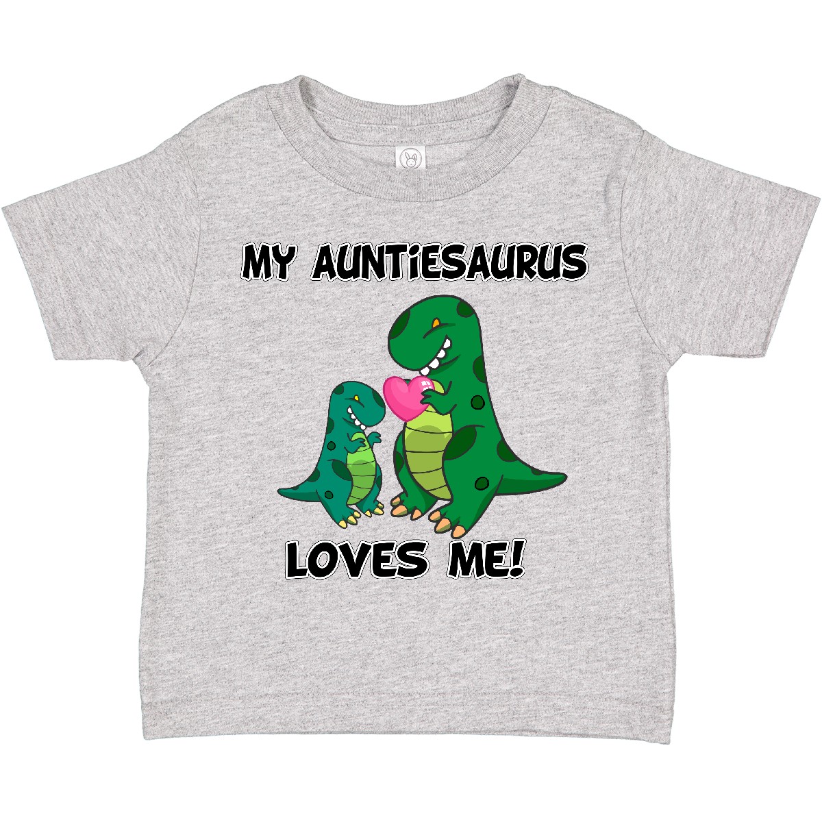 Inktastic My Auntiesaurus Loves Me Toddler T-Shirt Dinosaur Cute Aunt Child Kid - Picture 8 of 31