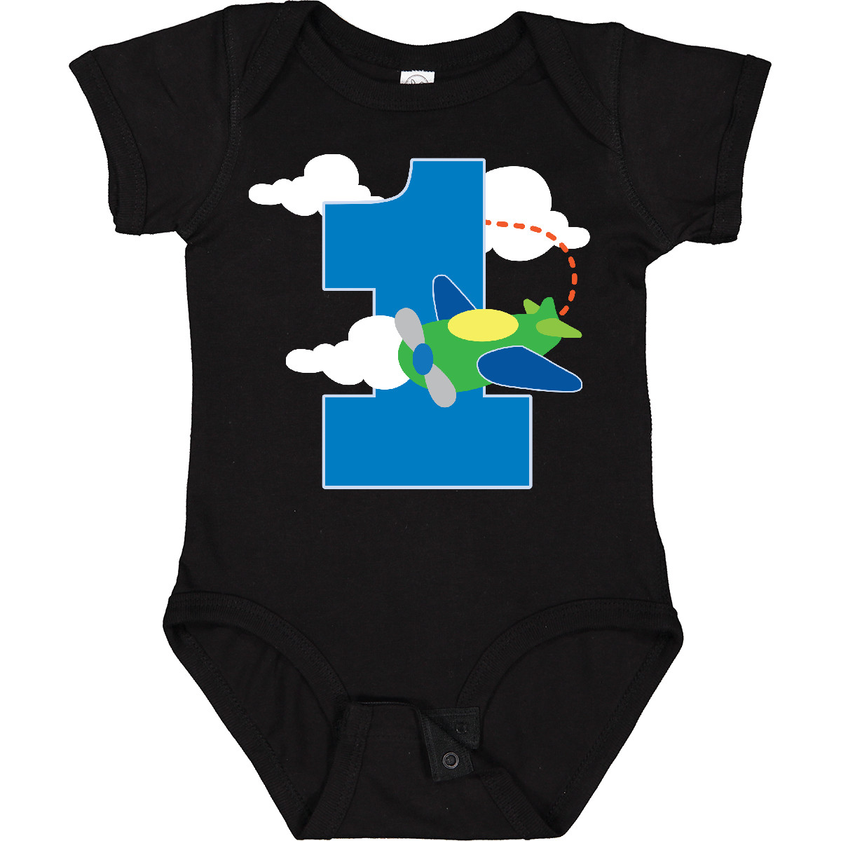 Inktastic 1st Birthday Airplane Pilot Year Boys Baby Bodysuit