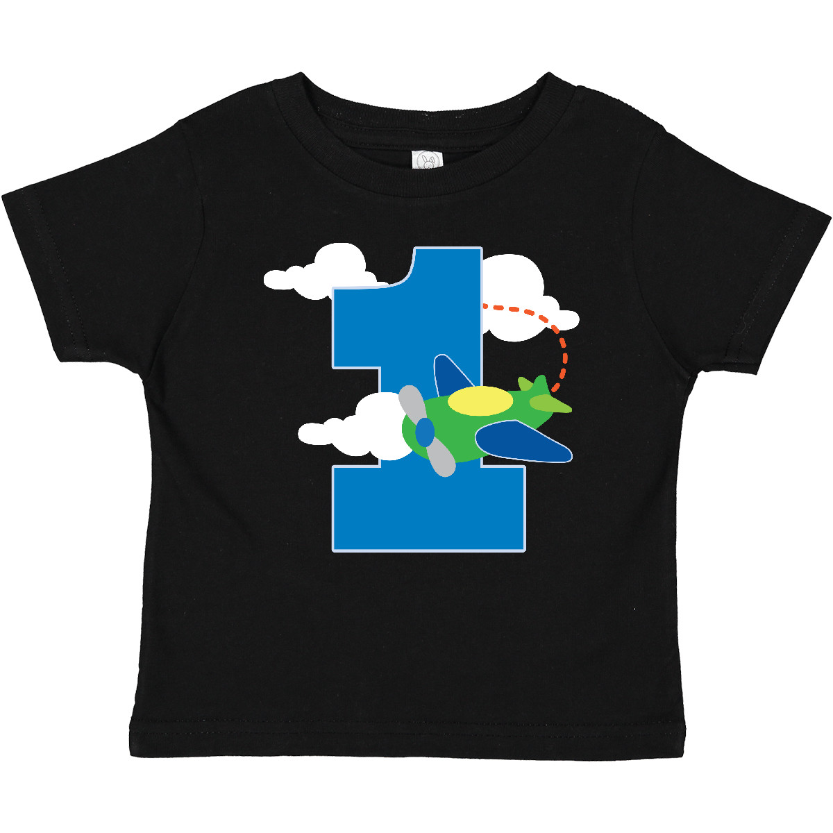 Inktastic 1st Birthday Airplane Pilot 1 Year Boys Baby T-Shirt First Im Childs - Picture 2 of 8