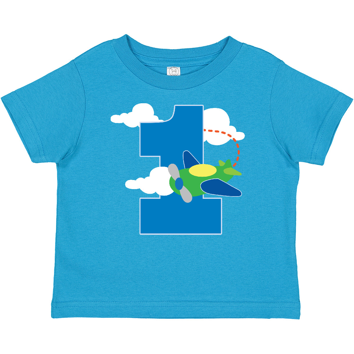 Inktastic 1st Birthday Airplane Pilot 1 Year Boys Baby T-Shirt First Im Childs - Picture 8 of 8