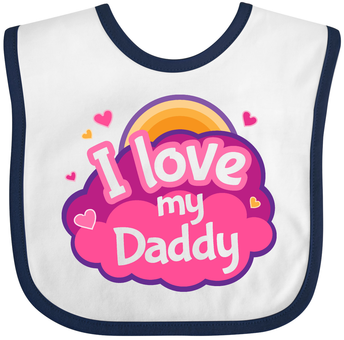 Inktastic I Love My Daddy Mädchen Baby Lätzchen Geschenk Babys 1. Vatertag Girl Shower - Bild 7 von 9