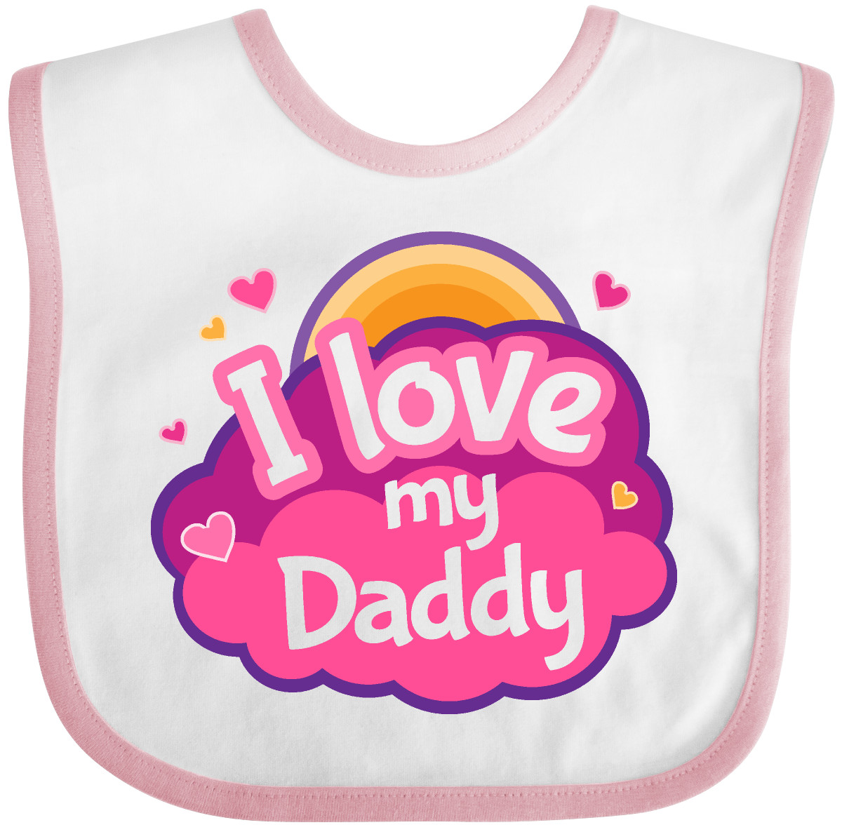 Inktastic I Love My Daddy Mädchen Baby Lätzchen Geschenk Babys 1. Vatertag Girl Shower - Bild 8 von 9