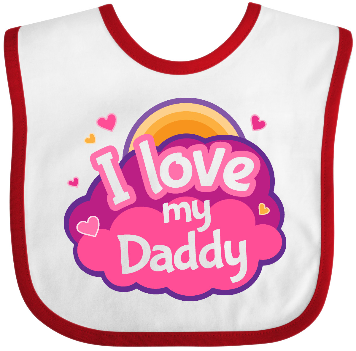 Inktastic I Love My Daddy Mädchen Baby Lätzchen Geschenk Babys 1. Vatertag Girl Shower - Bild 9 von 9