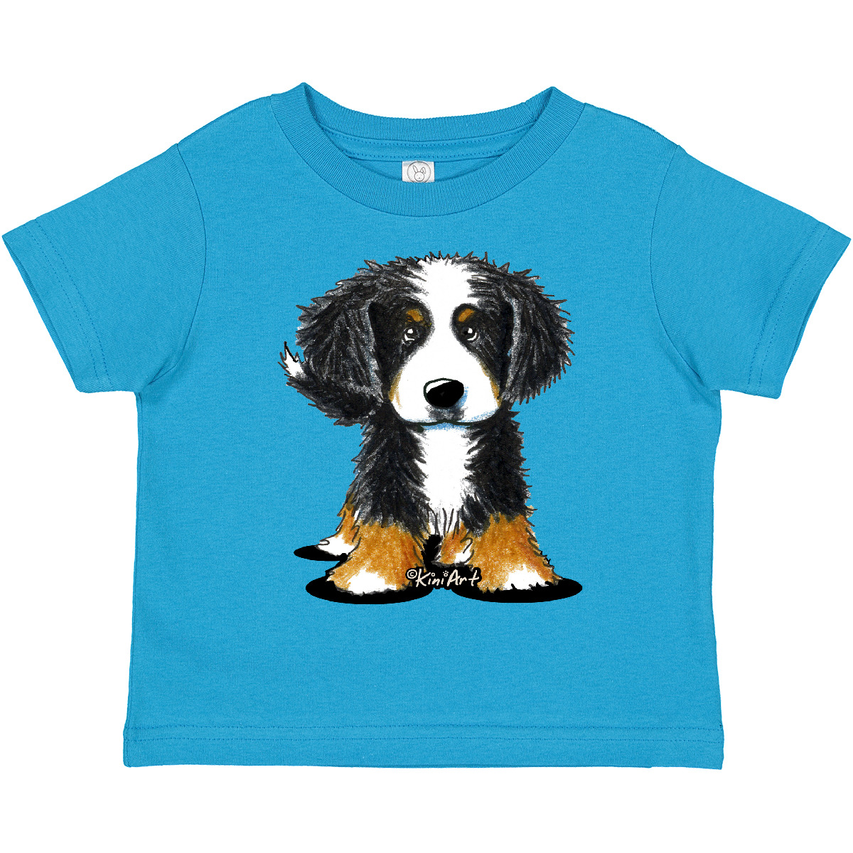 Inktastic Bernese Mountain Dog Toddler T-Shirt - KiniArt Bmd Cute Drawing Unisex - Picture 23 of 25
