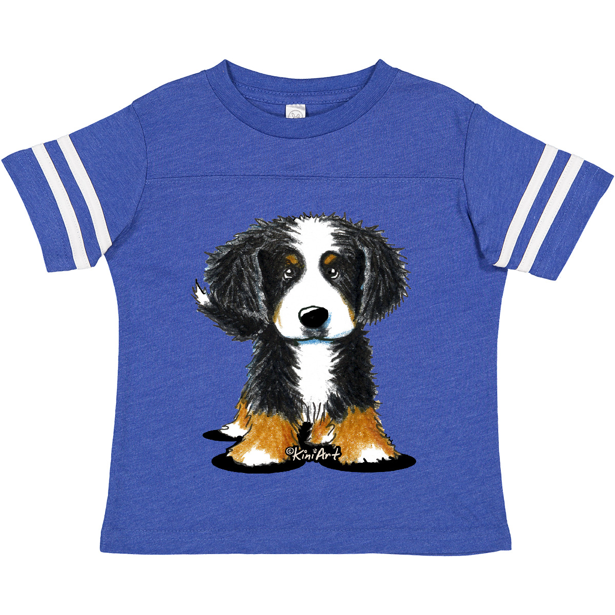 Inktastic Bernese Mountain Dog Toddler T-Shirt - KiniArt Bmd Cute Drawing Unisex - Picture 5 of 25