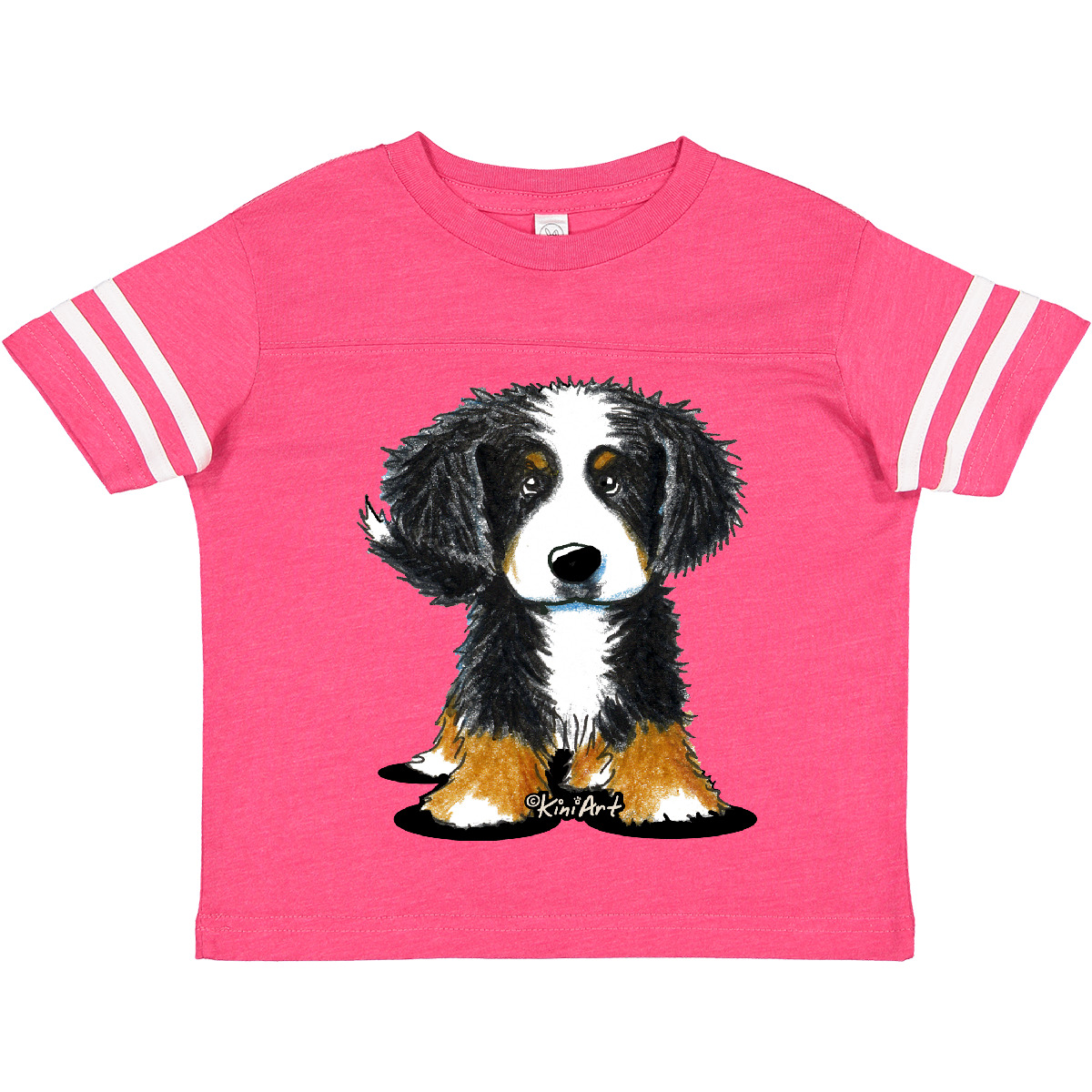 Inktastic Bernese Mountain Dog Toddler T-Shirt - KiniArt Bmd Cute Drawing Unisex - Picture 6 of 25