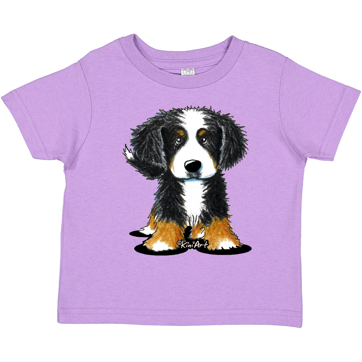 Inktastic Bernese Mountain Dog Toddler T-Shirt - KiniArt Bmd Cute Drawing Unisex - Picture 11 of 25