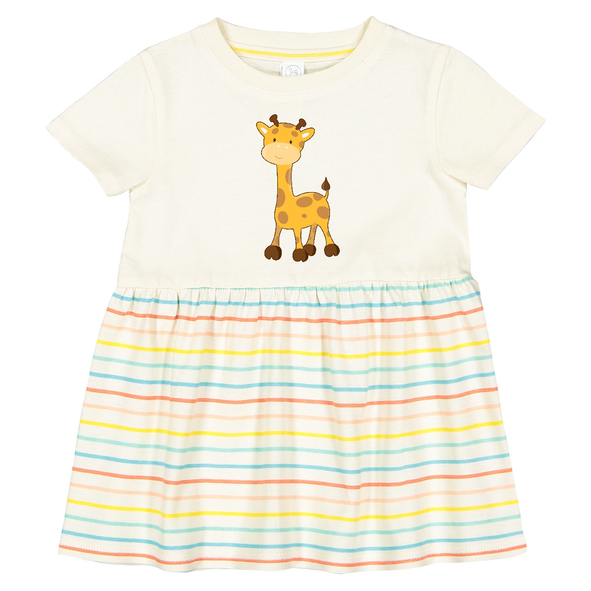 Inktastic Cute Baby Giraffe Infant Dress Zoo Little Smiling