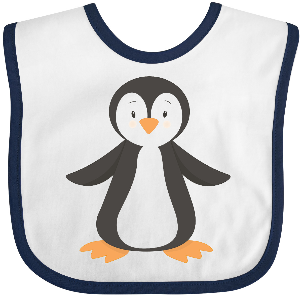 画材 Penguin Bib Inktastic Penguin Baby Bib Penguins Cute Happy Dancing Feet