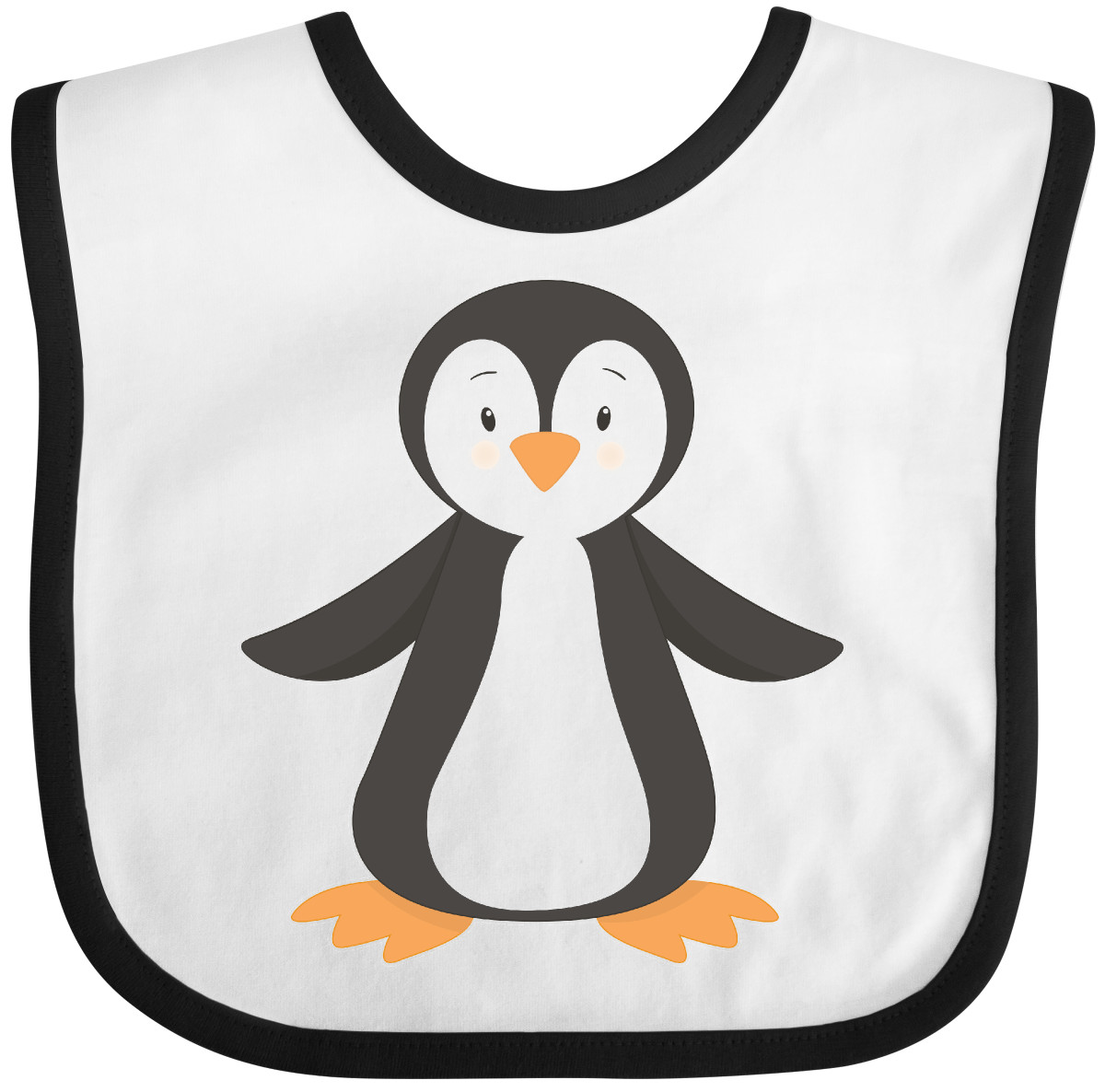 画材 Penguin Bib Inktastic Penguin Baby Bib Penguins Cute Happy Dancing Feet