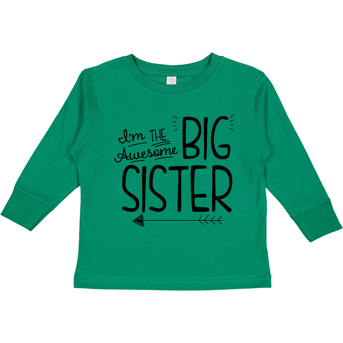 Inktastic I'm The Awesome Big Sister Toddler Long Sleeve T-Shirt Children Sis - Picture 5 of 7