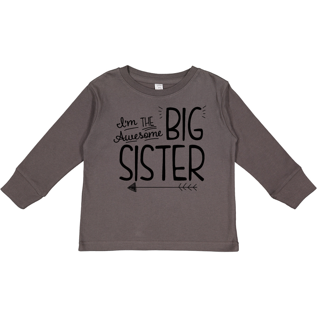 Inktastic I'm The Awesome Big Sister Toddler Long Sleeve T-Shirt Children Sis - Picture 2 of 7